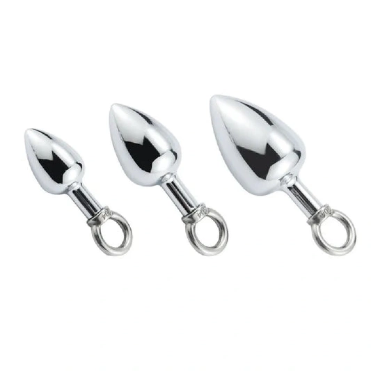 Cock with Steel Stainless Ring DiscreetChoice Hook 4663 Anal Set 0717